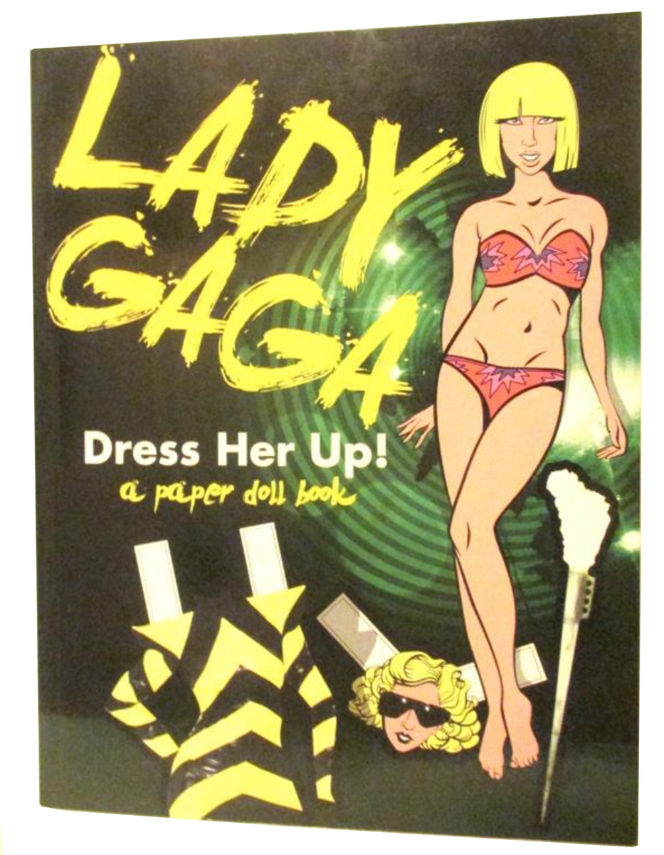 lady gaga paper dress Lady Gaga Dress Her Up A Paper Doll Book