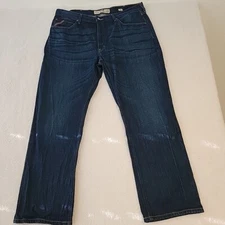 Ariat Mens Jeans M4 40x32 Relaxed Boot Cut Blue Work Pants