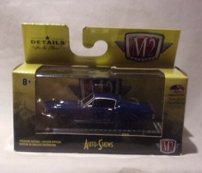KKar2/Castline - 2019 Auto-Shows - 1968 Ford Mustang - Drk Blue