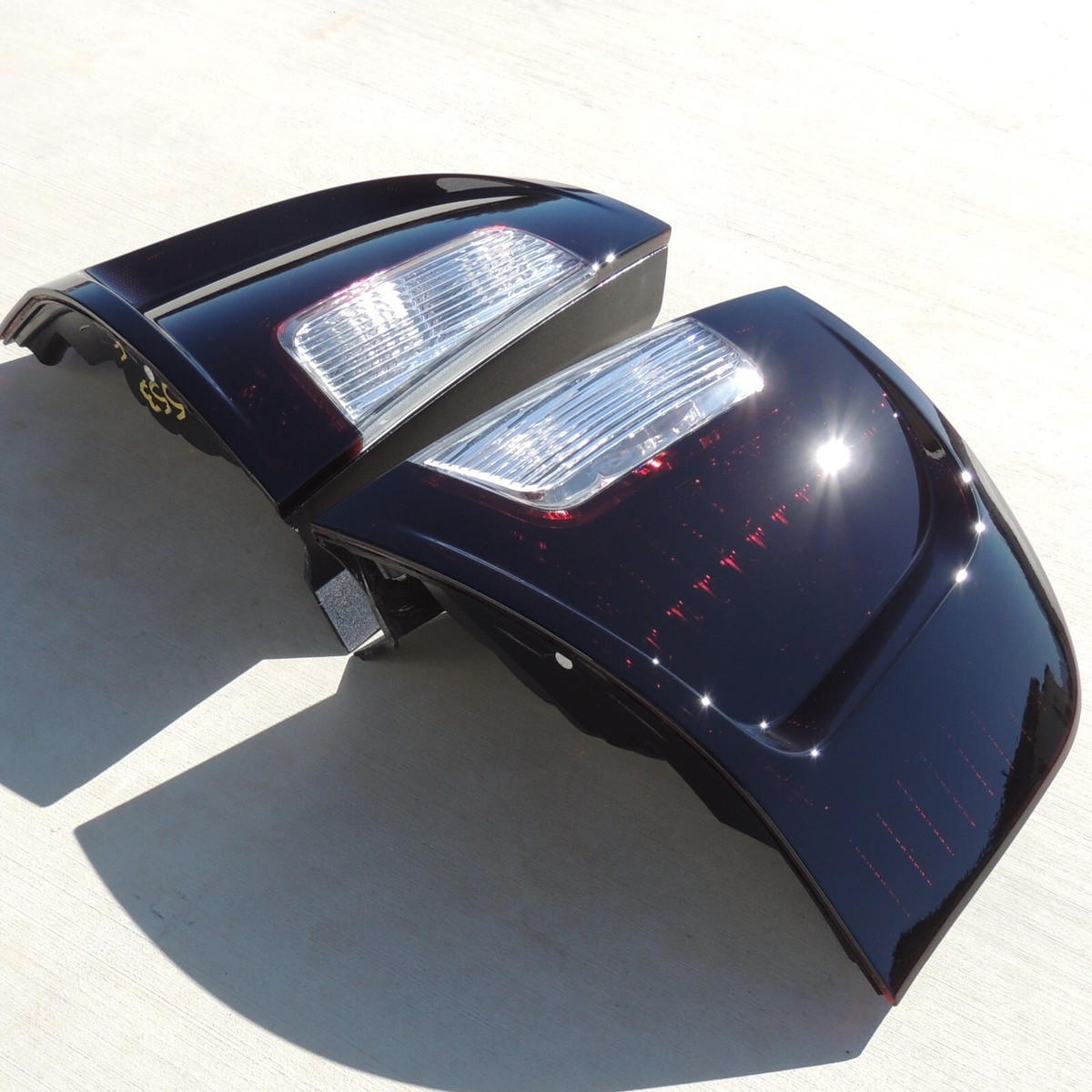 OEM Ford Edge Smoked Tail Lights – 2011-2014 – Painted Brake Lamps – Non-LED Custom Set