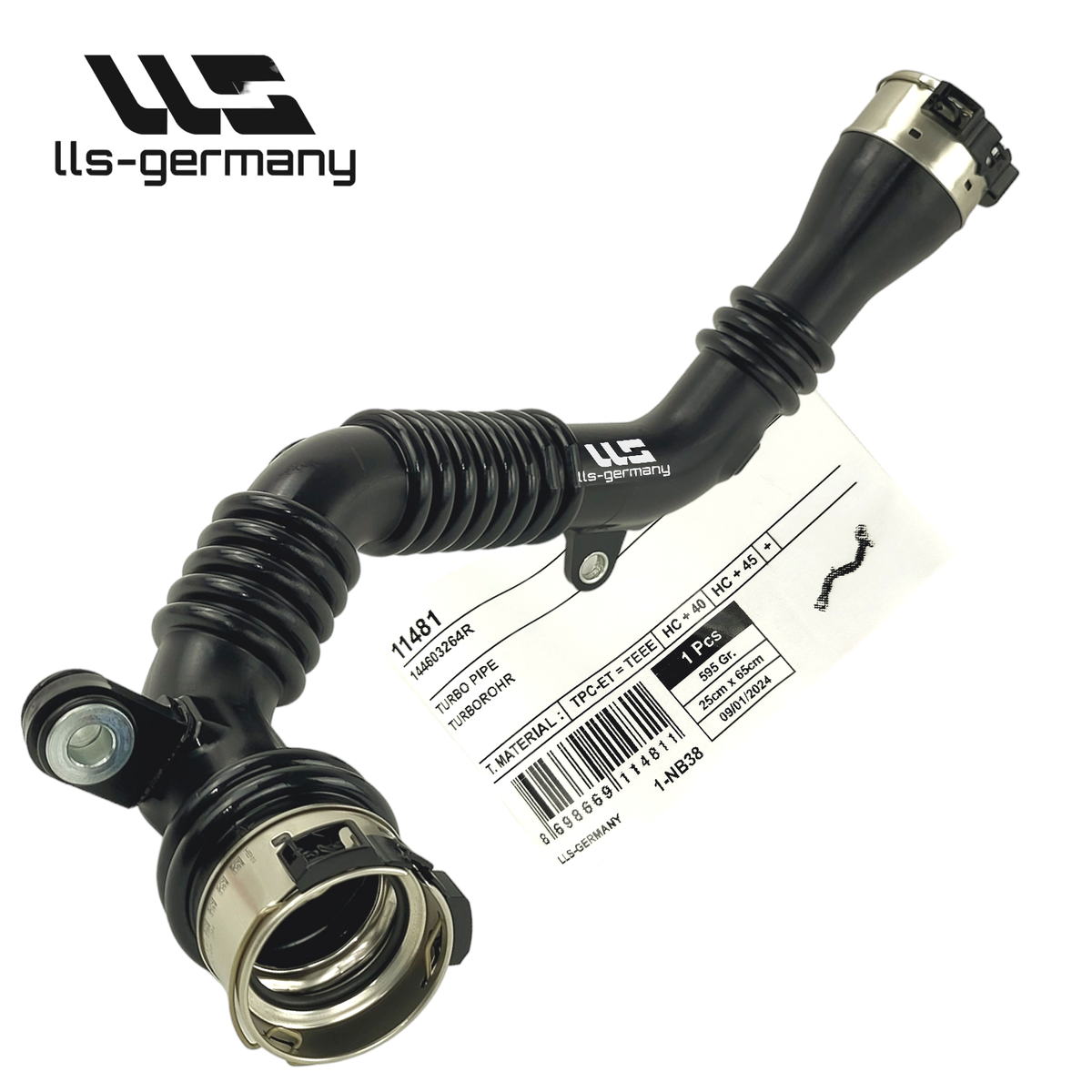 Durite Tuyau D'Air Pour Renault Scénic III 1.6 DCI 130PS – Référence 144603264R, Neuf Sous Emballage, Garantie 1 An