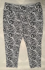 Denim  Co. Active Women  s Pants Black  White XL