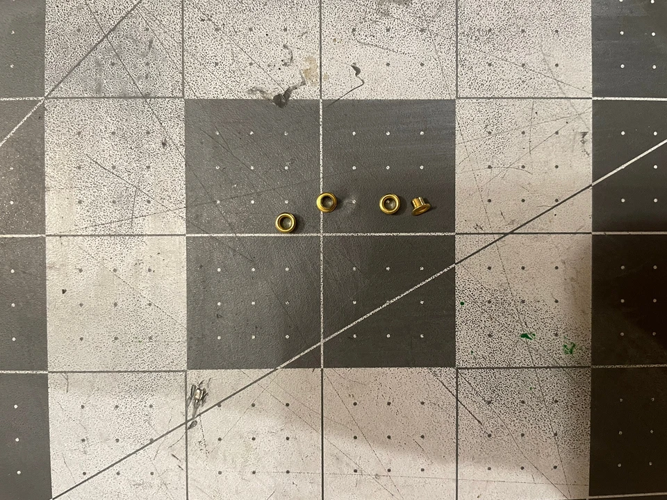 Vintage Tamiya RACING Mini 4WD Eyelets (4) 1/32 Hotshot Jr; Hornet Jr; Avante Jr - Image 2 of 2