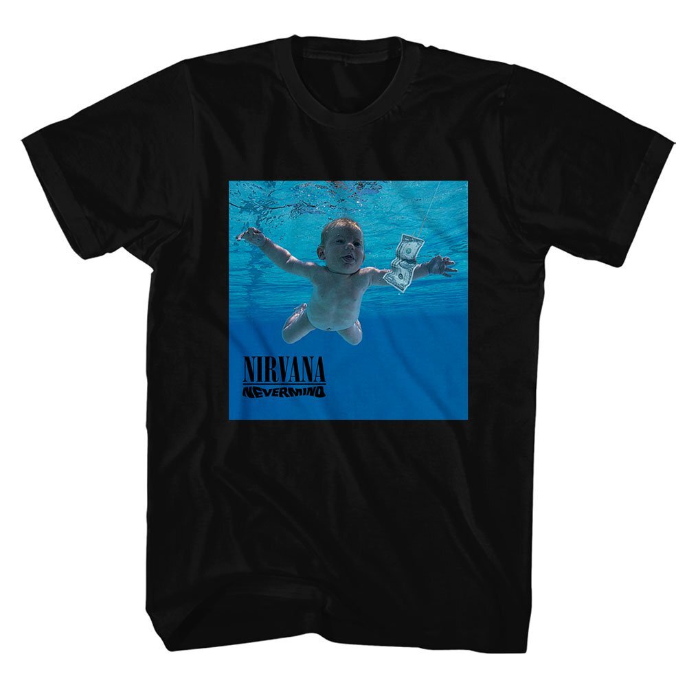 Concert Nirvana Nevermind Album Mens T-Shirt - Officially