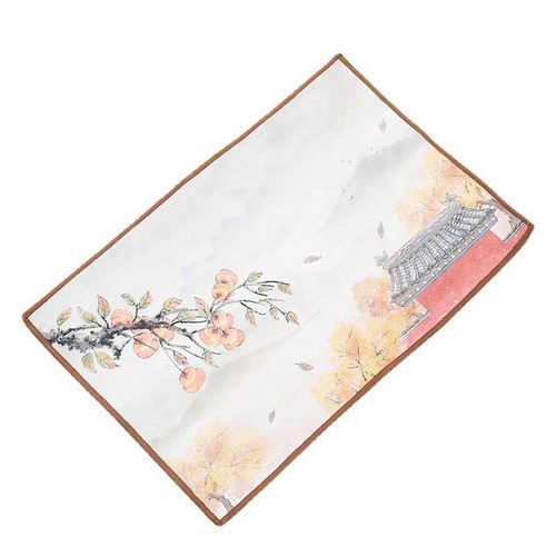 Tea Pad Simple Wind Tea Accessories Cloth Dish Japanese Cotton Hemp Absorbent - Picture 6 of 18