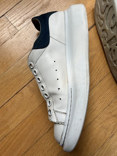 Alexander McQueen Oversized Sneaker Herren 40 Weiß Wildlederbesatz Made In Italy - Bild 6 von 16