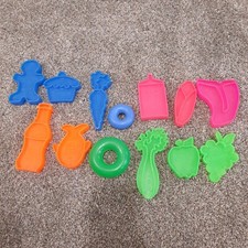 Vintage 1972 Mattel Tuff Stuff Plastic Food for Shopping Cart 13 Pieces