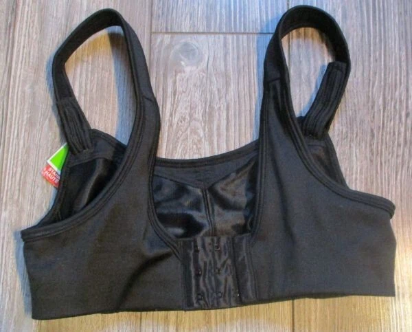 NWT Moving Comfort High Impact Marathon Sports FIONA BRA Black Sz 30B