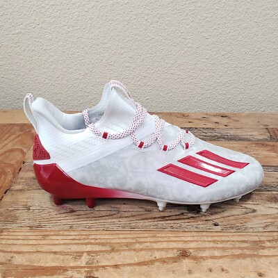 Size 10 Adidas Adizero Reign Young King Football Cleats Mens Floral Red  FU6708