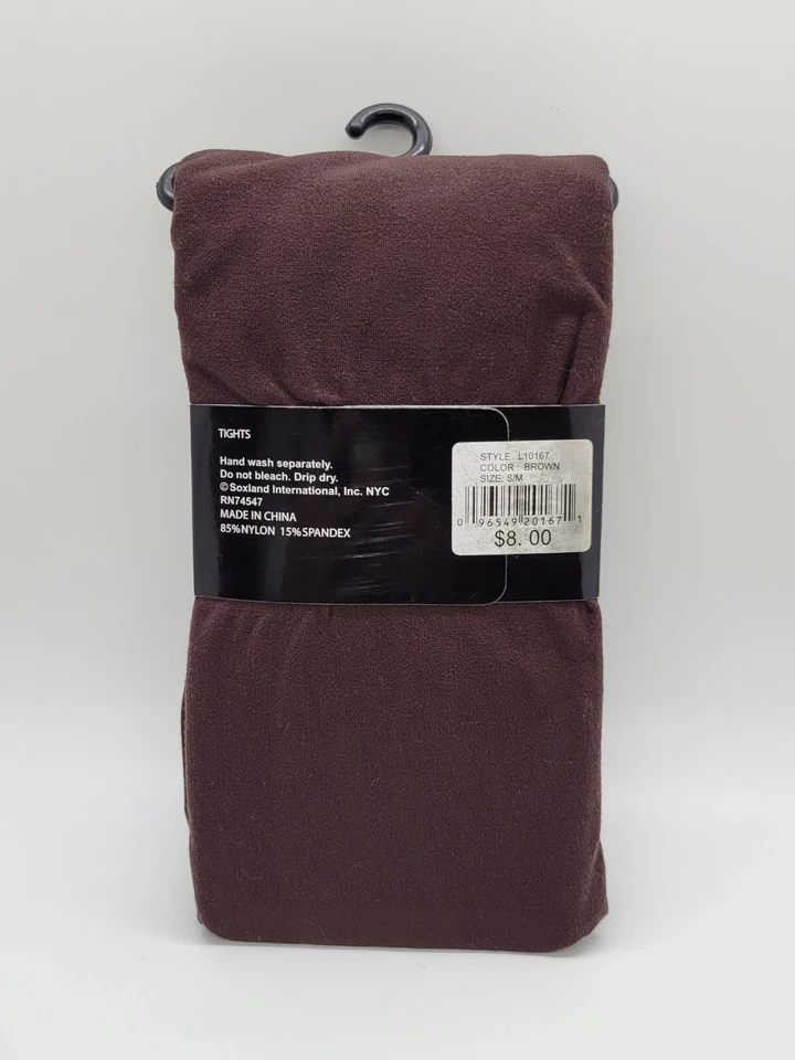 Davco S/M Brown Microfiber Ultra Soft Comfort Tights Fits: 5'0"-5'4" 100-150 lbs Foto 3 de 4