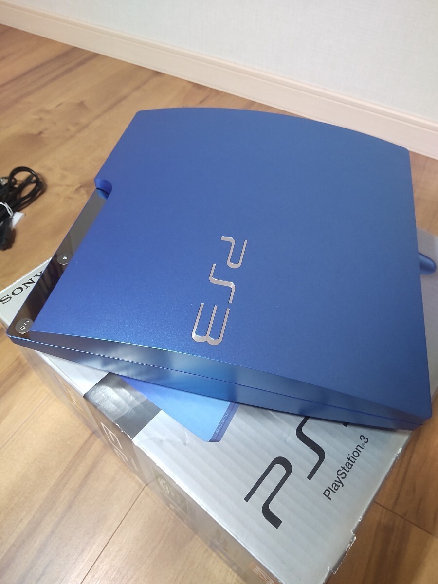 プレステ3 Sony PlayStation 3 Slim Launch Edition 320GB Splash Blue Console