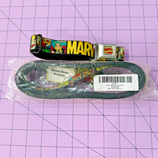 Buckle-Down Marvel Comics Adjustable Seatbelt Small Dog 1  Collar  Leash Set