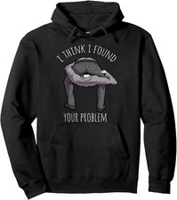 I Found Your Problem Funny Sarcasm Saying Puns Dark Unisex Hooded Sweatshirt