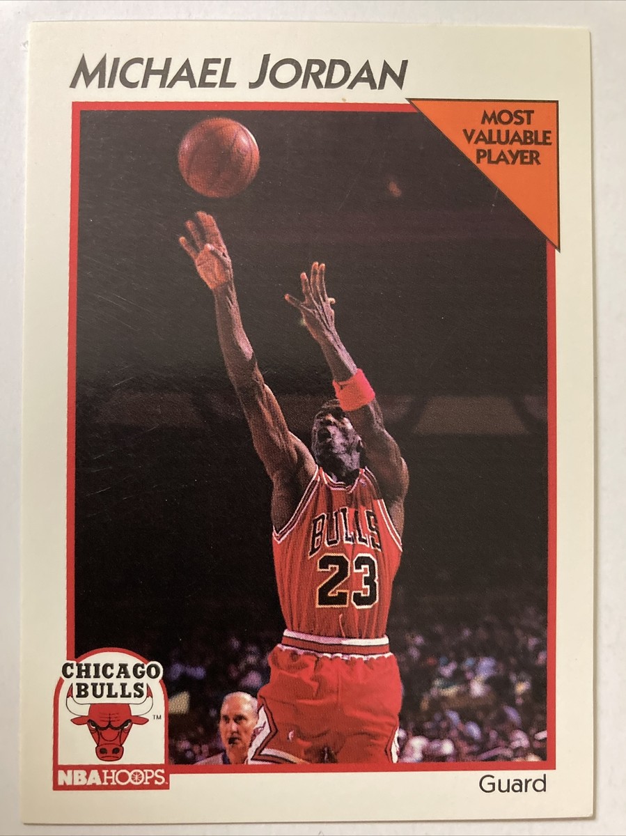Michael Jordan 1991 NBA Hoops Most Valuable Player #5 (212)