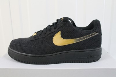 nike black gold trainers