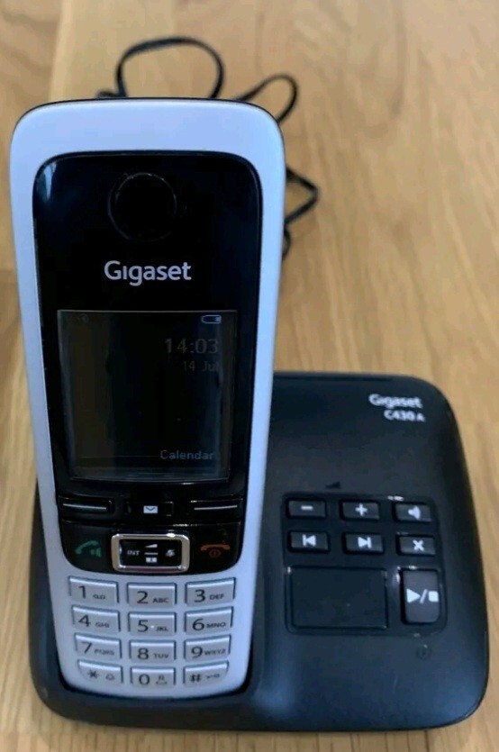 GIGASET C430A Single Digital Cordless Home Telehone with Answering