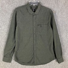 21 Men Flannel Men's Large Button Down Classic Fit Long Sleeve Adults L