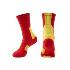 ZONBAILON Sports Thick Towel Bottom Breathable Elite Basketball Socks 3 Pairs