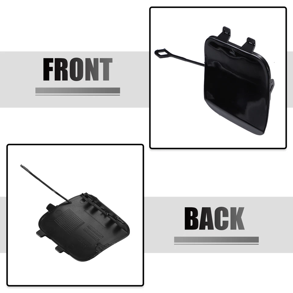 Cubierta de gancho de ojo de remolque para parachoques delantero derecho para Mercedes Benz GLA45 2015-2017 Foto 4 de 4