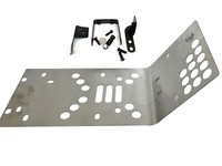 AEspares Royal Enfield Interceptor 650Cc ÖLwannenschutz Aluminium Silber Front