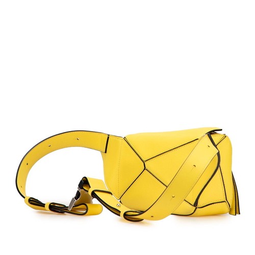 LOEWE anagram Puzzle Bum Bag Small Body bag Waist bag Women 【Used】 - Picture 2 of 14
