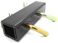 Trailer Hitch Reducer Adapter 2" X 1-1/4" Receiver Tow Towing W/ 1/2" & 5/8" PIN