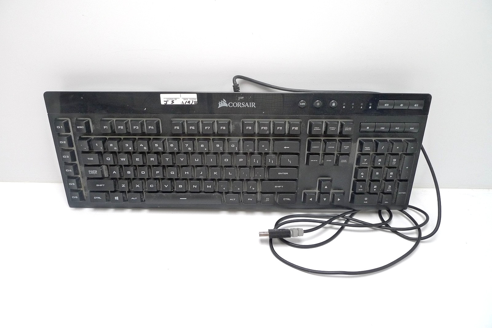 Corsair Black Gaming K55 RGB USB-A Wired Keyboard