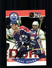 Dave Brown NHL USA Traiding Card Original Signiert + A 252931