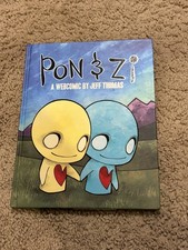 PON AND ZI A WEB COMIC BY JEFF THOMAS - Hardcover Rare