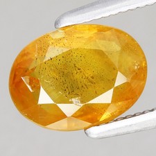 1.37ct Oval 7.6x5.6mm Natural Yellow Sapphire Bangkaja Chanthaburi, Thailand Gem