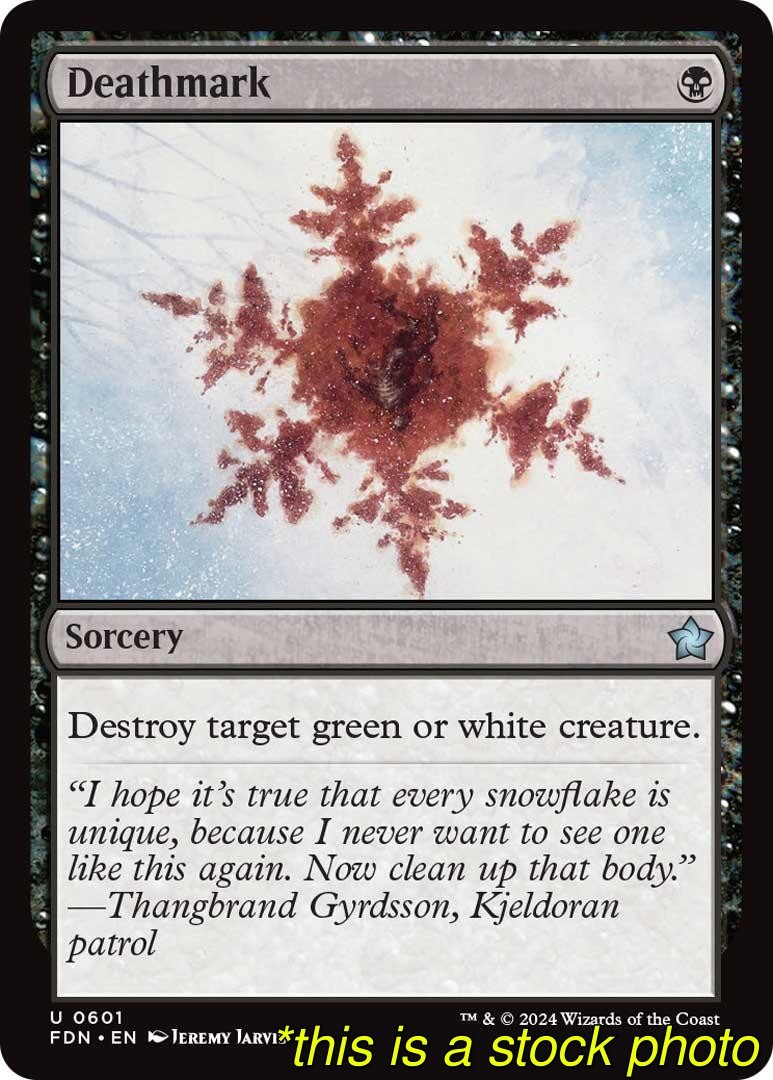 Magic Deathmark Foundations 601 Lightly Played