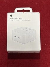 NEW OEM Apple 35W Dual USB-C Port Compact Wall Power Adapter MHJ83LL/A