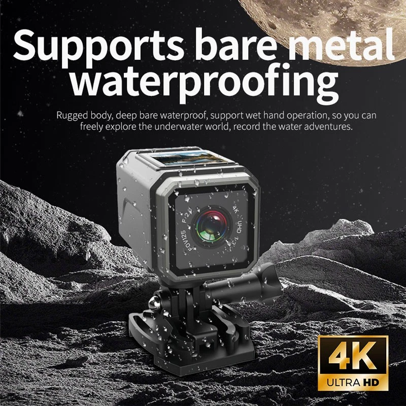 4K WIFI Action Camera Sport DV Portable Cycling Video Recorder Hiking Waterproof - Image 4 of 4