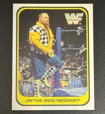 Jim Anvil Neidhart 1991 WWF Wrestling Merlin Italian #93