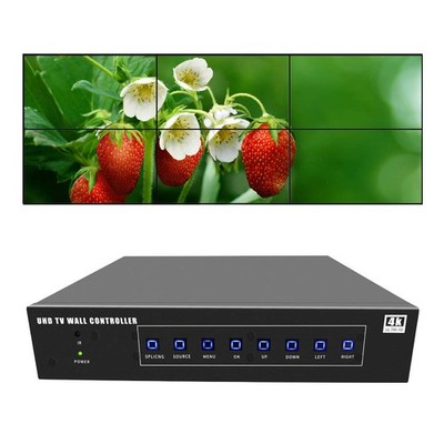 ISEEVY 6 Channel 4K60 UHD Video Wall Controller 2x3 3x2 UHD TV Wall Controller