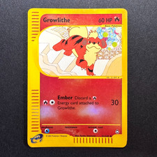 Pokemon Growlithe 51/147 Aquapolis Holo Reverse Rare 2002 English TCG WOTC on eBay