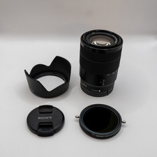 GREAT CONDITION Sony 18-135mm f3.5-5.6 Lens & NEEWER 55mm Variable ND/CPL Filter