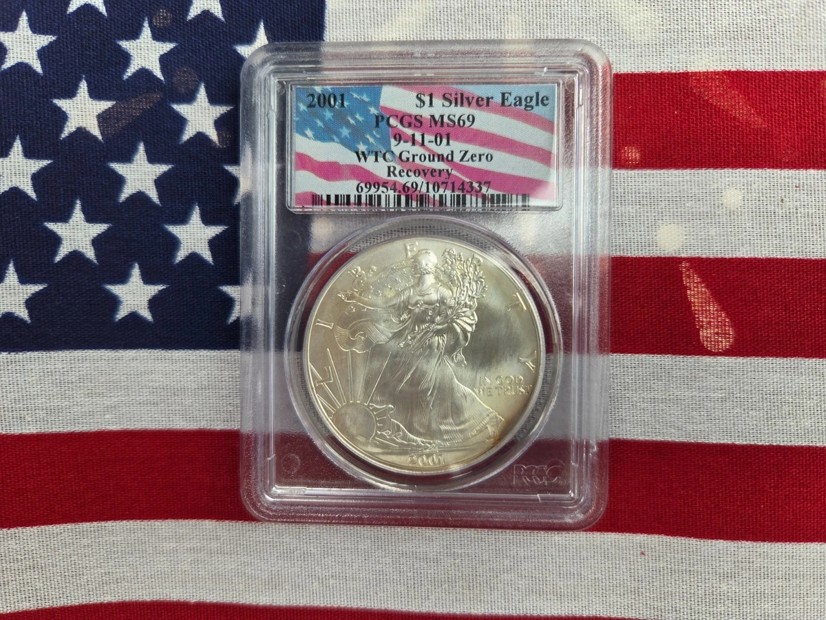 American Eagle MS 69 Graded 2001 Silver Bullion Coins for sale | eBay