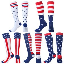 10 Pairs 250th American Anniversary Flag Socks Camo Socks Patriotic Men over ...
