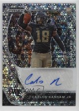 2021 Panini Prizm Draft Picks Circles Carlos Basham Jr Boogie #DPA-CBA Auto 0ud4
