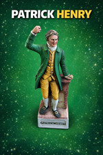 Vintage Patrick Henry Decanter McCormick 1776 Series w/ Box, Cork Head Detached