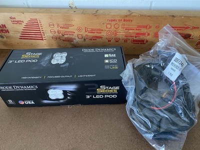 Diode Dynamics SS3 Sport LED Trail Lights Yellow AND Harness NIB