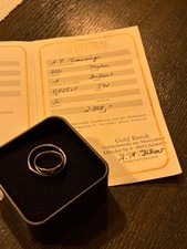 2x950 Platin Trauringe Platin Christian Bauer mit Brillant