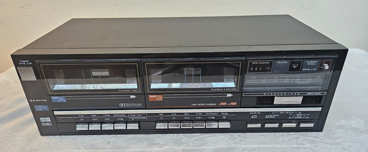SANYO RD-8600 本体 邦楽 カセットデッキ Vintage SANYO RD W685 Stereo Cassette Deck UNTESTED but Nice
