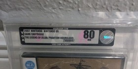 The Legend Of Zelda Phantom Hourglass DS First Print Graded VGA 85 NM New Sealed