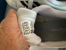 adidas Grand Court Footwear White/Core Black Lace Up Low Top Foam US 7.5 F36483