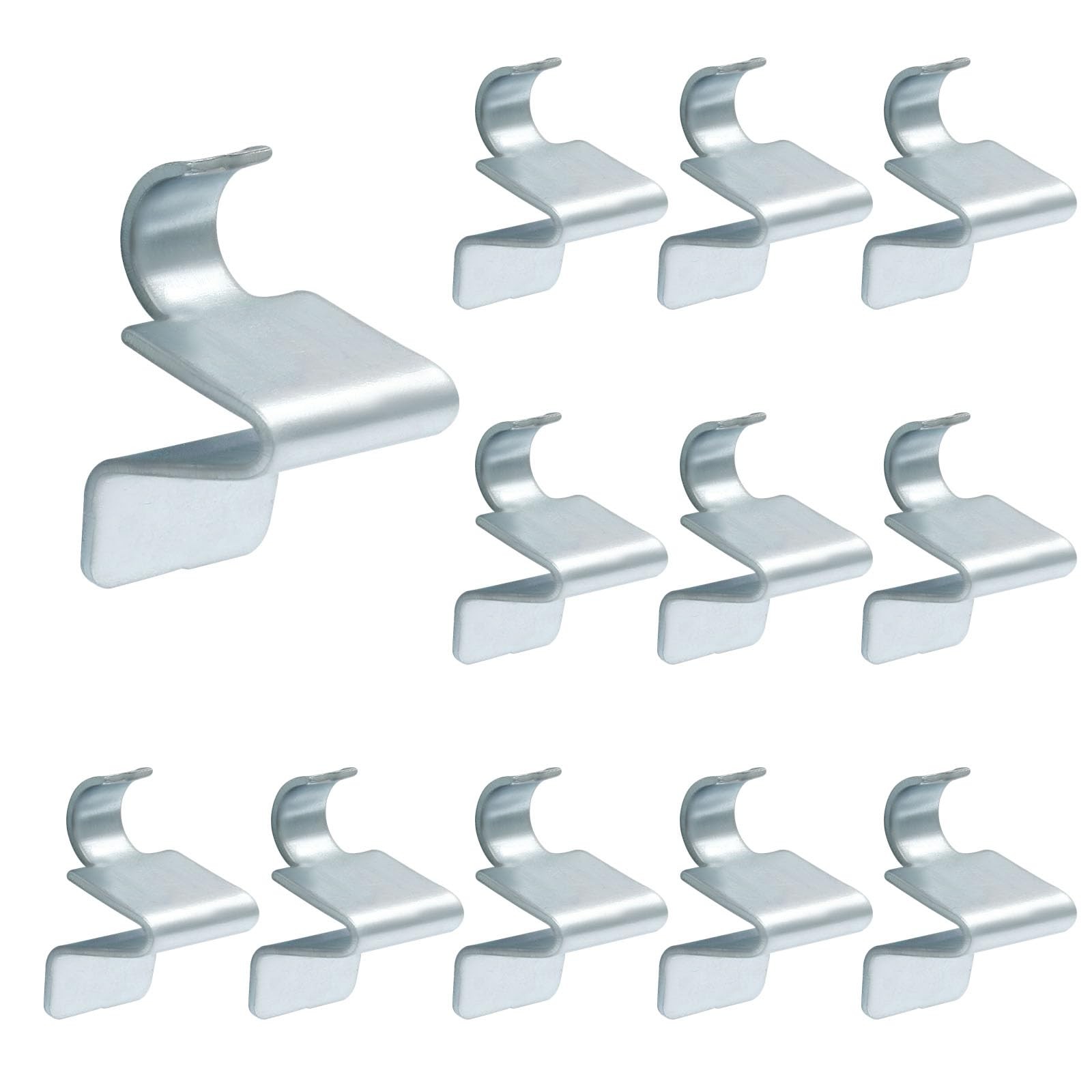 12Pcs Cabinet Shelf Clips, Shelving Brackets Clips, Shelf Support Clip for Most