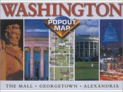 Washington DC (USA PopOut Maps S.) by Map Group Sheet map Book The Fast Free