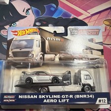 Hot Wheels Team Transport Nissan Skyline Gt-r Bnr34 Aero Lift Set Hot Wheels Team Transport Nissan Skyline Gt-r Bnr34 Aero Lift Set