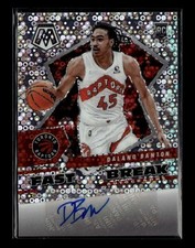 Dalano Banton 2023-24 Panini Mosaic Autographs Fast Break #DBA Auto